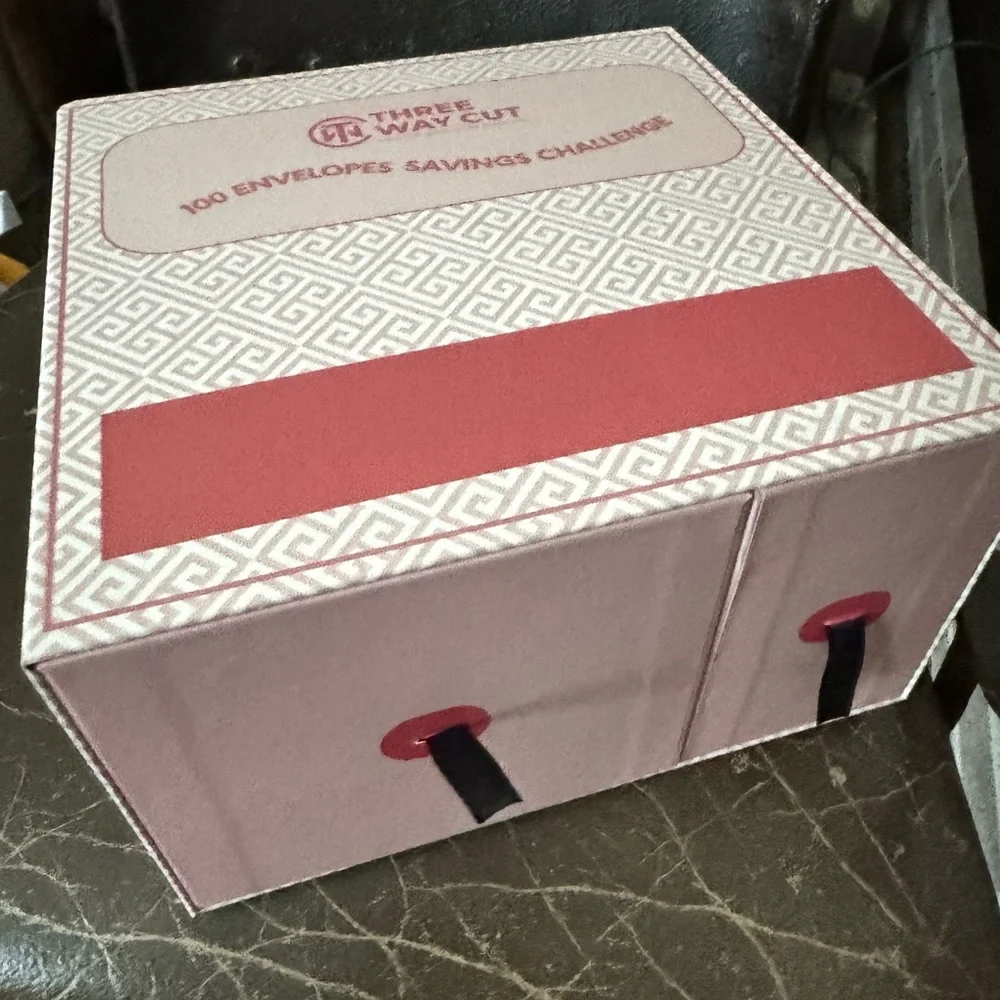 100 Envelopes Money Saving Challenge Pink Save $5050 In 100 Days Premium Kit